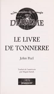 Tapa de Le livre de Tonnerre