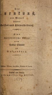 Tapa de Die Turnkunst, ein Mittel hÃ¶herer Geistes und KÃ¶rperbildung