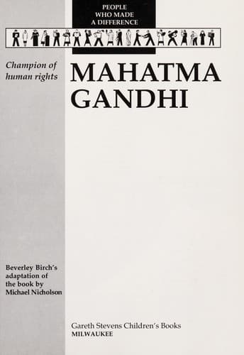 Tapa de Mahatma Gandhi
