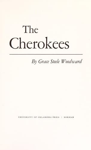 Tapa de Cherokees