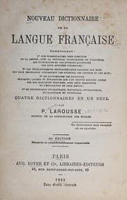 Tapa de Nouveau dictionnaire de la langue française ...