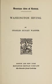 Tapa de Washington Irving