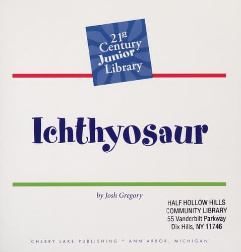 Tapa de Ichthyosaur