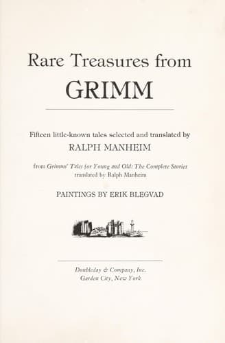 Tapa de Rare treasures from Grimm