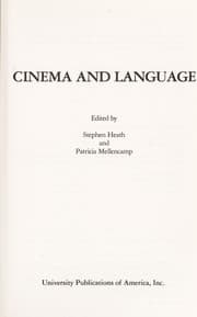 Tapa de Cinema and language
