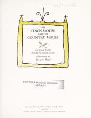 Tapa de The town mouse and the country mouse