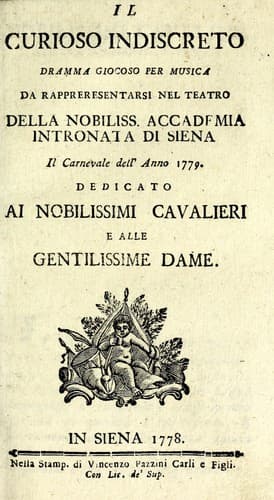 Tapa de Il curioso indiscreto