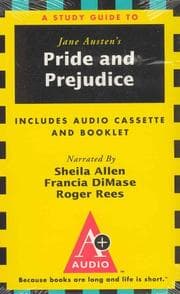 Tapa de A Study Guide to Jane Austen's Pride and Predjudice