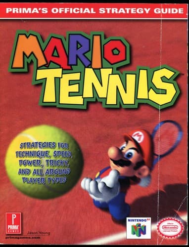 Tapa de Mario Tennis