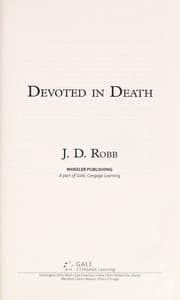 Tapa de Devoted in Death
