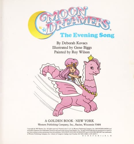 Tapa de Evening Song Moondreamers