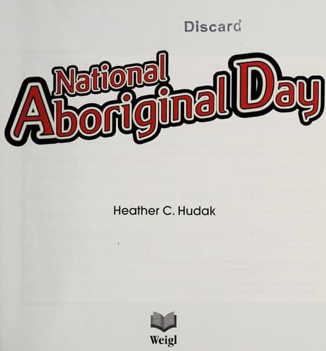 Tapa de National aboriginal day