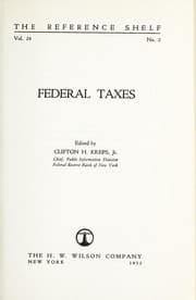 Tapa de Federal taxes