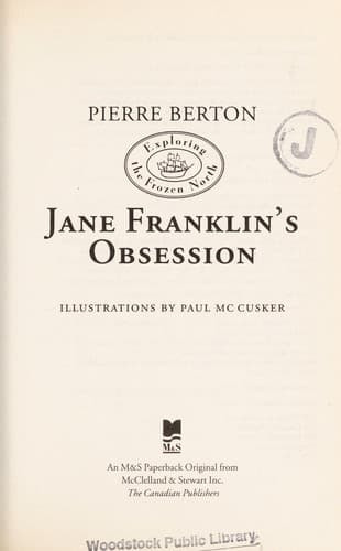 Tapa de Jane Franklin's Obsession