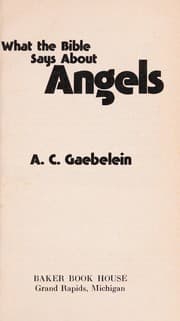 Tapa de What the Bible says about angels