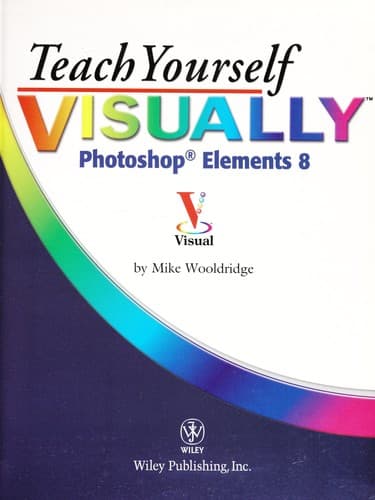 Tapa de Teach yourself visually Photoshop Elements 8
