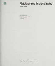 Tapa de Algebra and Trigonometry Secon D Edition