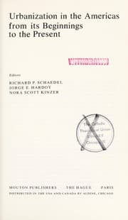 Tapa de Urbanization in the Americas from its beginnings to the present
