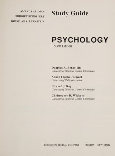 Tapa de Study guide