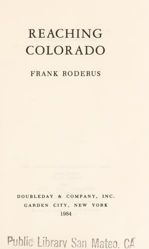 Tapa de Reaching Colorado