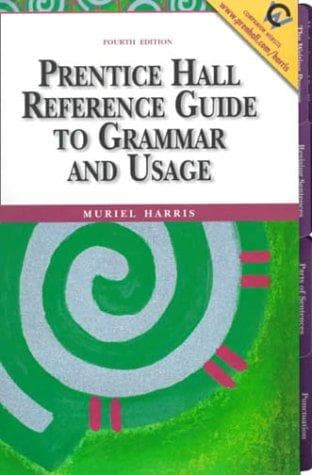 Tapa de Prentice Hall reference guide to grammar and usage