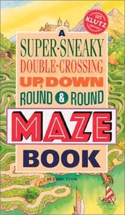 Tapa de A Super-Sneaky, Double-Crossing, Up, Down, Round & Round Maze Book (Klutz)
