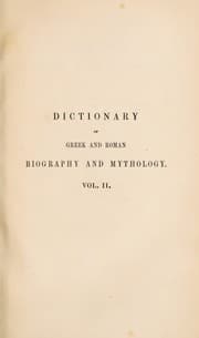 Tapa de Dictionary of Greek and Roman biography and mythology