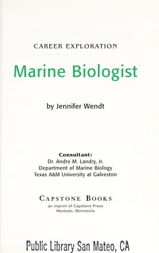 Tapa de Marine Biologist