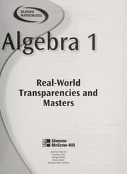 Tapa de Algebra 1.