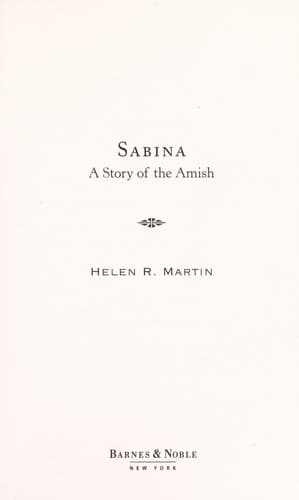 Tapa de Sabina