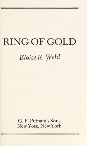 Tapa de Ring of gold