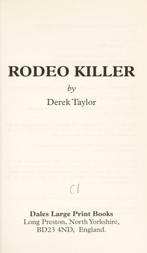 Tapa de Rodeo Killer