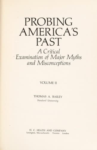 Tapa de Probing America's past