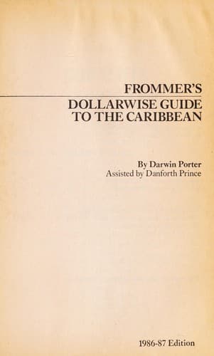 Tapa de Dollarwise Guide to the Carribean