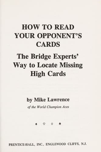 Tapa de How to read your opponent's cards