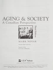 Tapa de Aging & Society