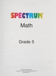 Tapa de Spectrum math