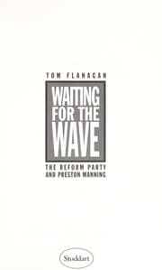 Tapa de Waiting for the wave