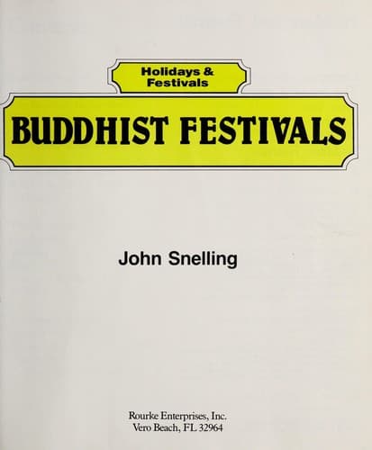Tapa de Buddhist festivals