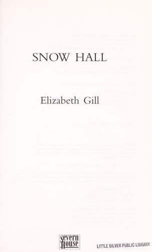 Tapa de Snow Hall
