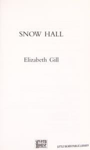 Tapa de Snow Hall