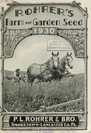 Tapa de Rohrer's farm and garden seeds