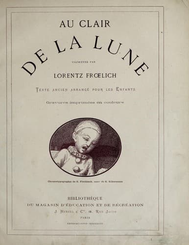 Tapa de Au clair de la lune