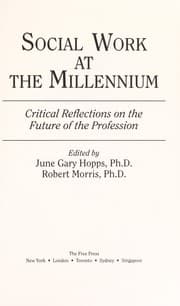 Tapa de Social work at the millennium