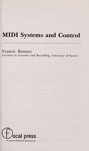 Tapa de MIDI systems and control