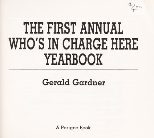 Tapa de 1981 Who's in Charge Here Workbook