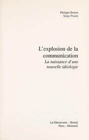Tapa de L' explosion de la communication