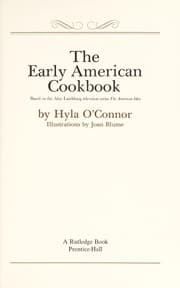 Tapa de The early American cookbook