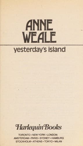 Tapa de Yesterday's Island