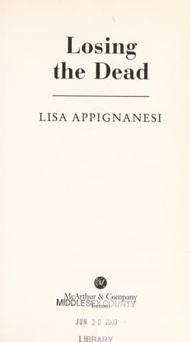 Tapa de Losing the dead